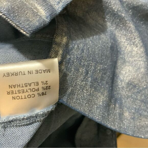 lola and sophie metallic blue blazer XS - Picture 6 of 8